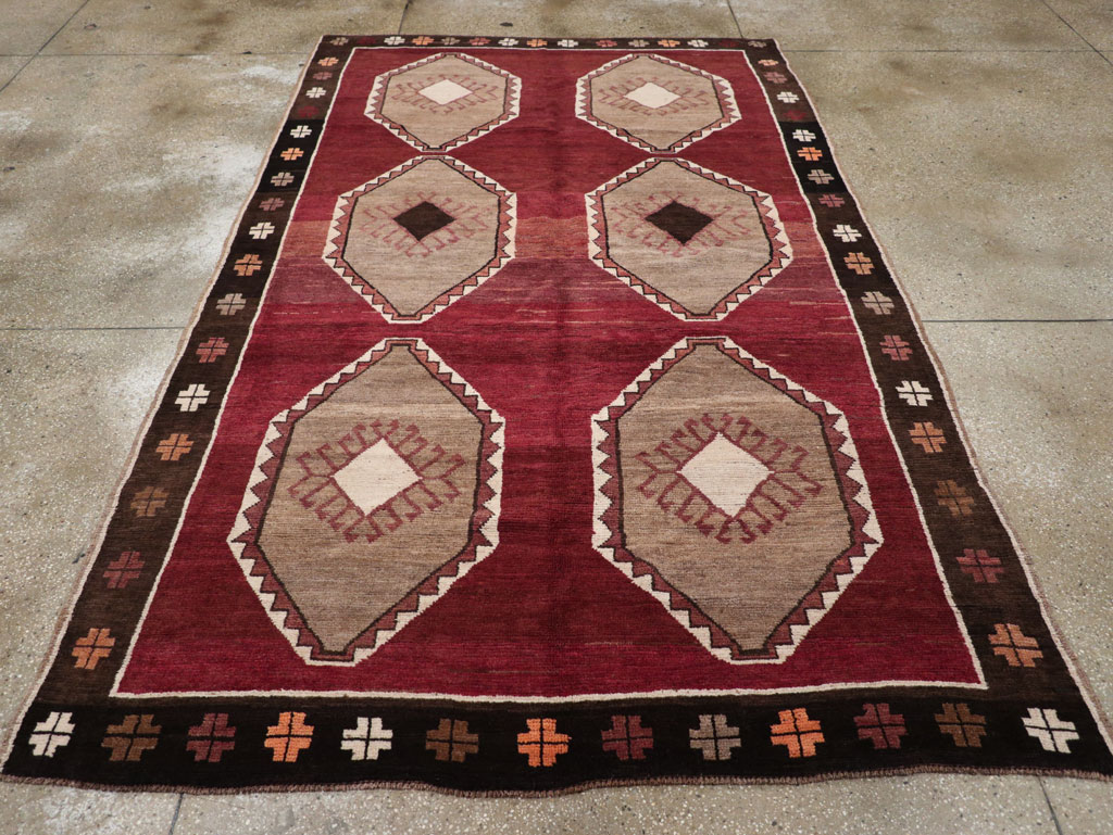 Vintage Turkish Anatolian Accent Carpet, No.30937 - Gss