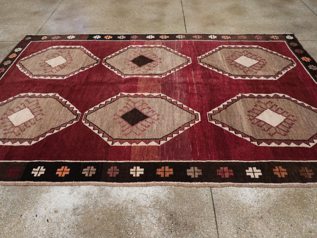 Vintage Turkish Anatolian Accent Carpet, No.30937 - Gss