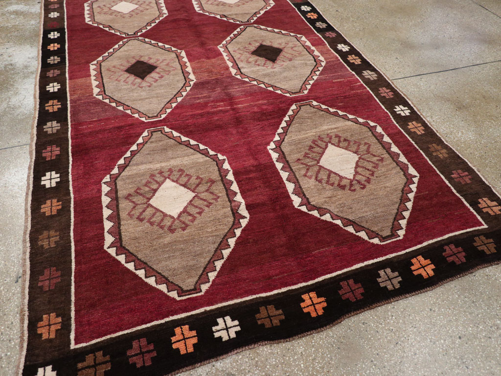 Vintage Turkish Anatolian Accent Carpet, No.30937 - Gss