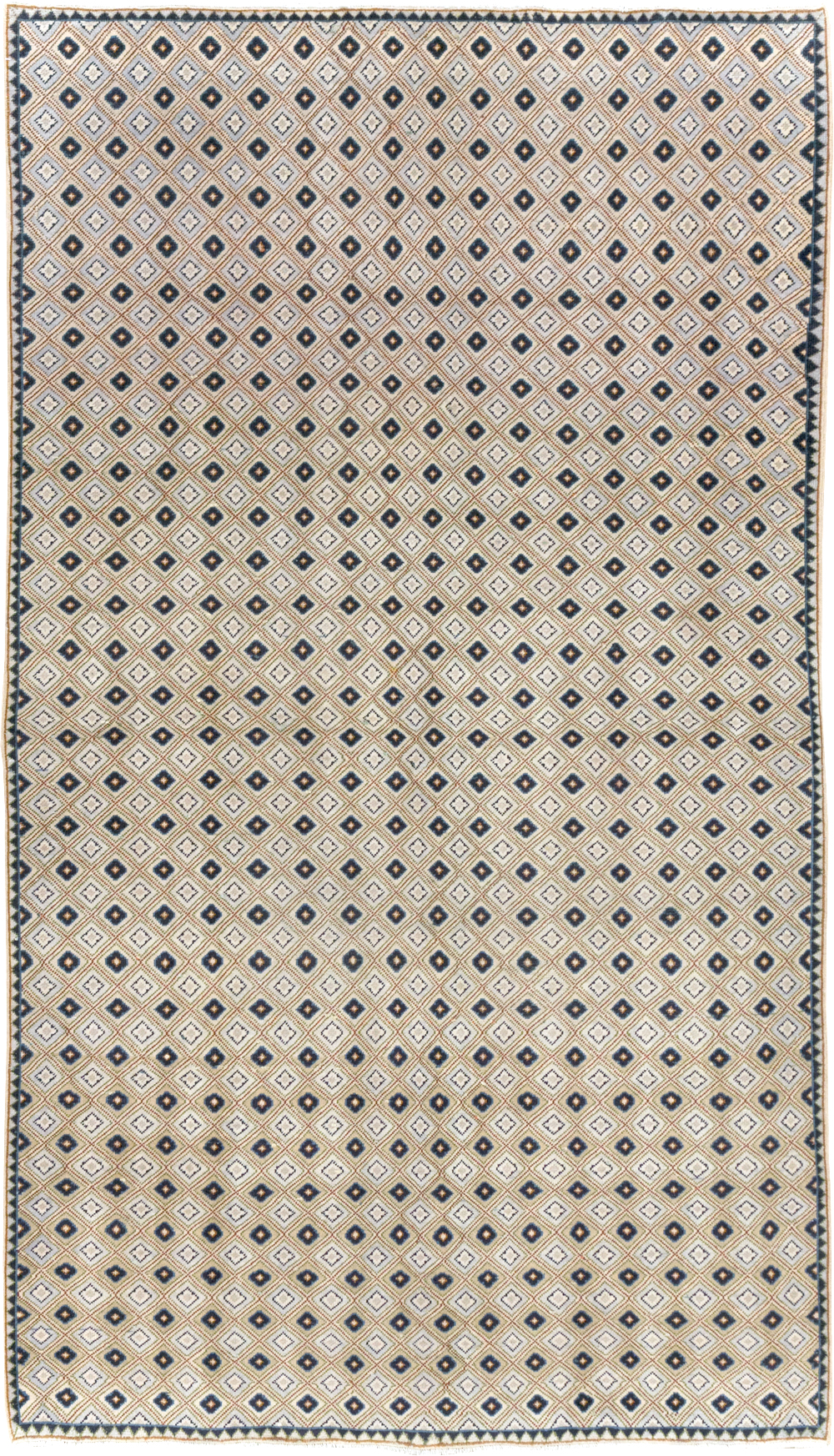 Vintage Persian Kashan Accent Rug (Pair: 1 of 2), No.30945 - Gss