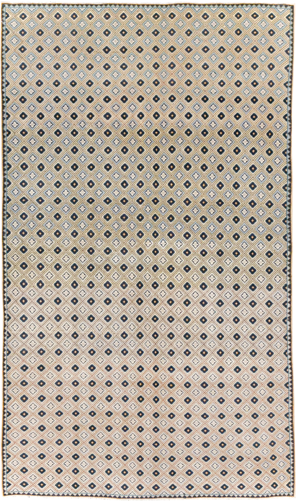 Vintage Persian Kashan Accent Rug (Pair: 2 of 2), No.30946 - Gss