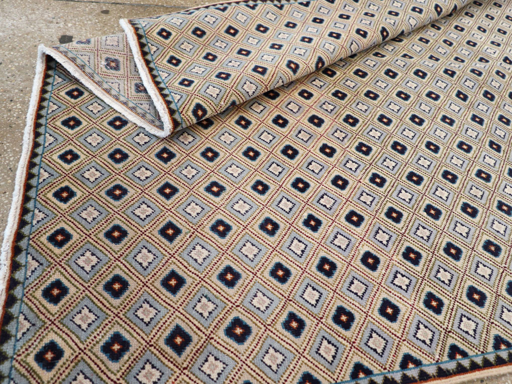 Vintage Persian Kashan Accent Rug (Pair: 2 of 2), No.30946 - Gss