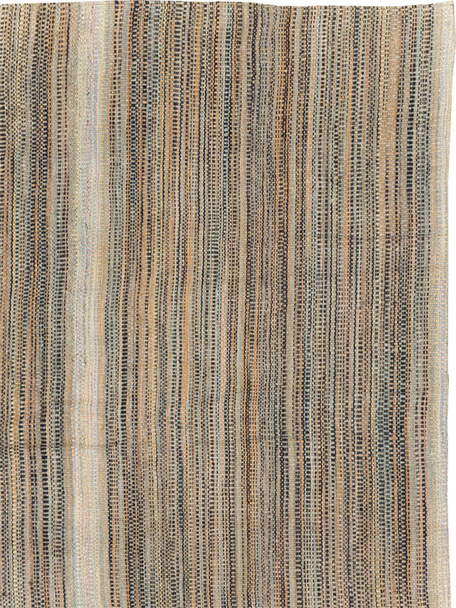 Modern Turkish Flatweave Room Size Carpet, No.30947 - Gss
