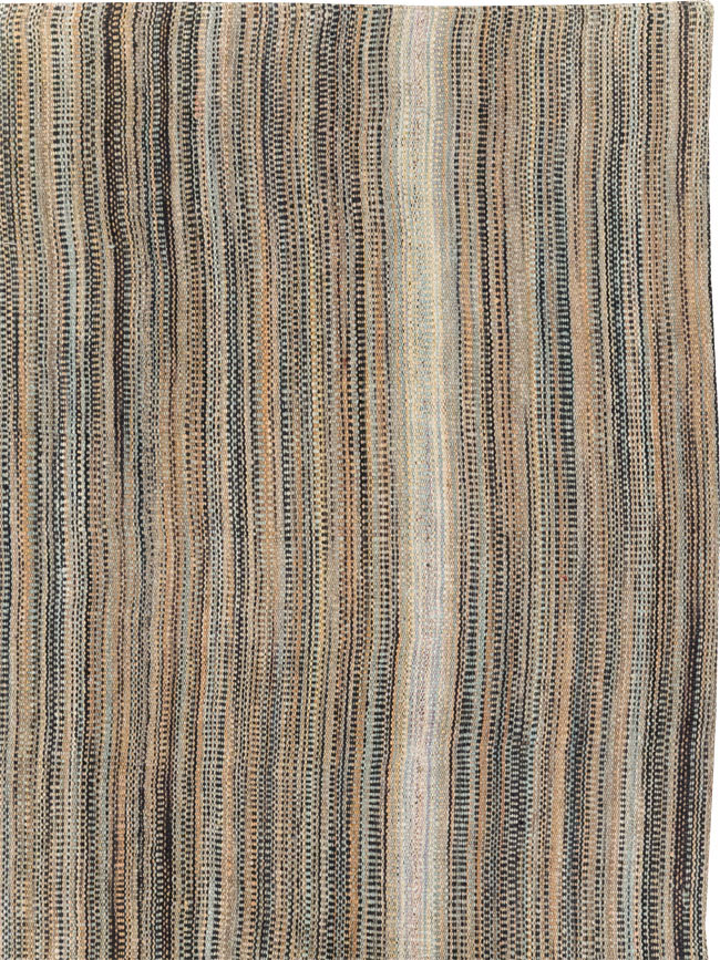Modern Turkish Flatweave Room Size Carpet, No.30947 - Gss