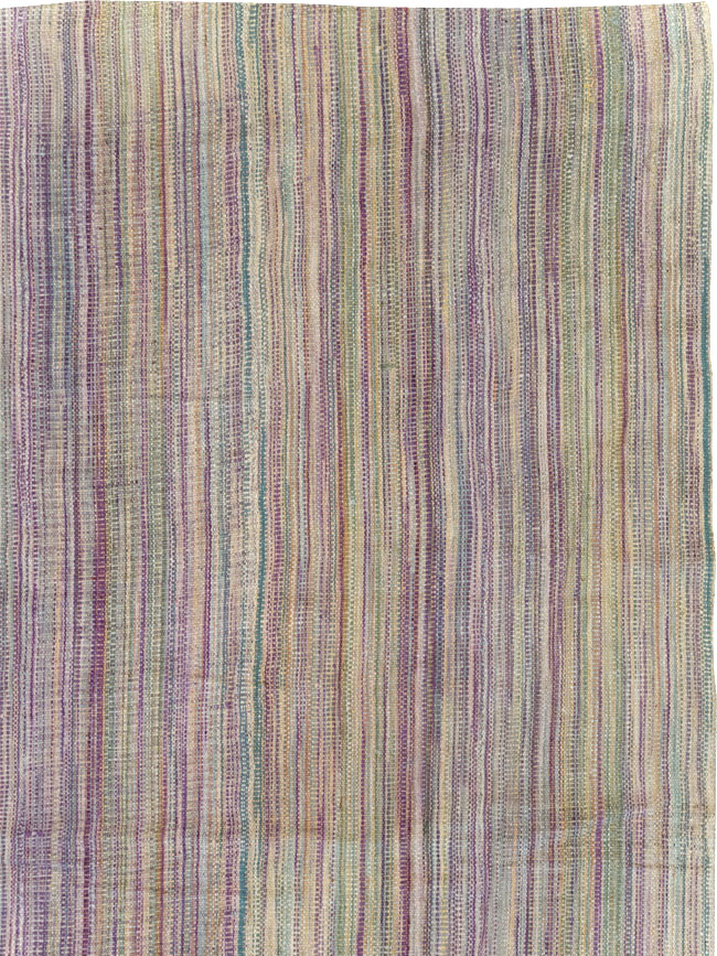 Modern Turkish Flatweave Room Size Carpet, No.30948 - Gss