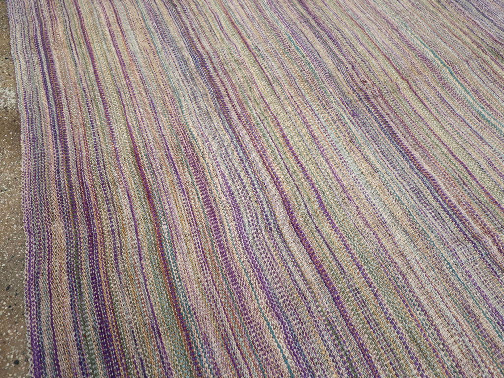 Modern Turkish Flatweave Room Size Carpet, No.30948 - Gss