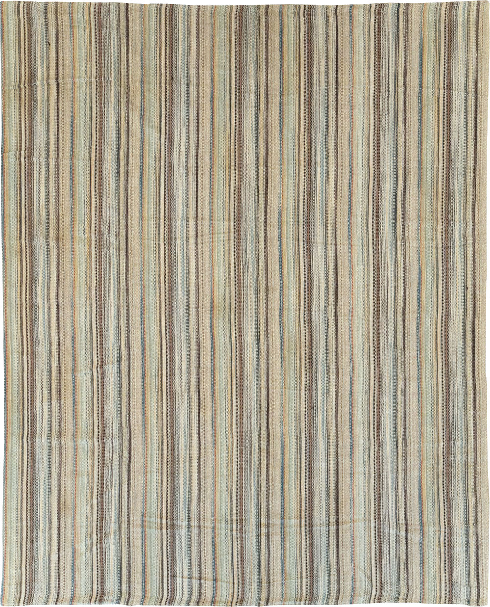 Modern Turkish Flatweave Room Size Carpet, No.30950 - Gss