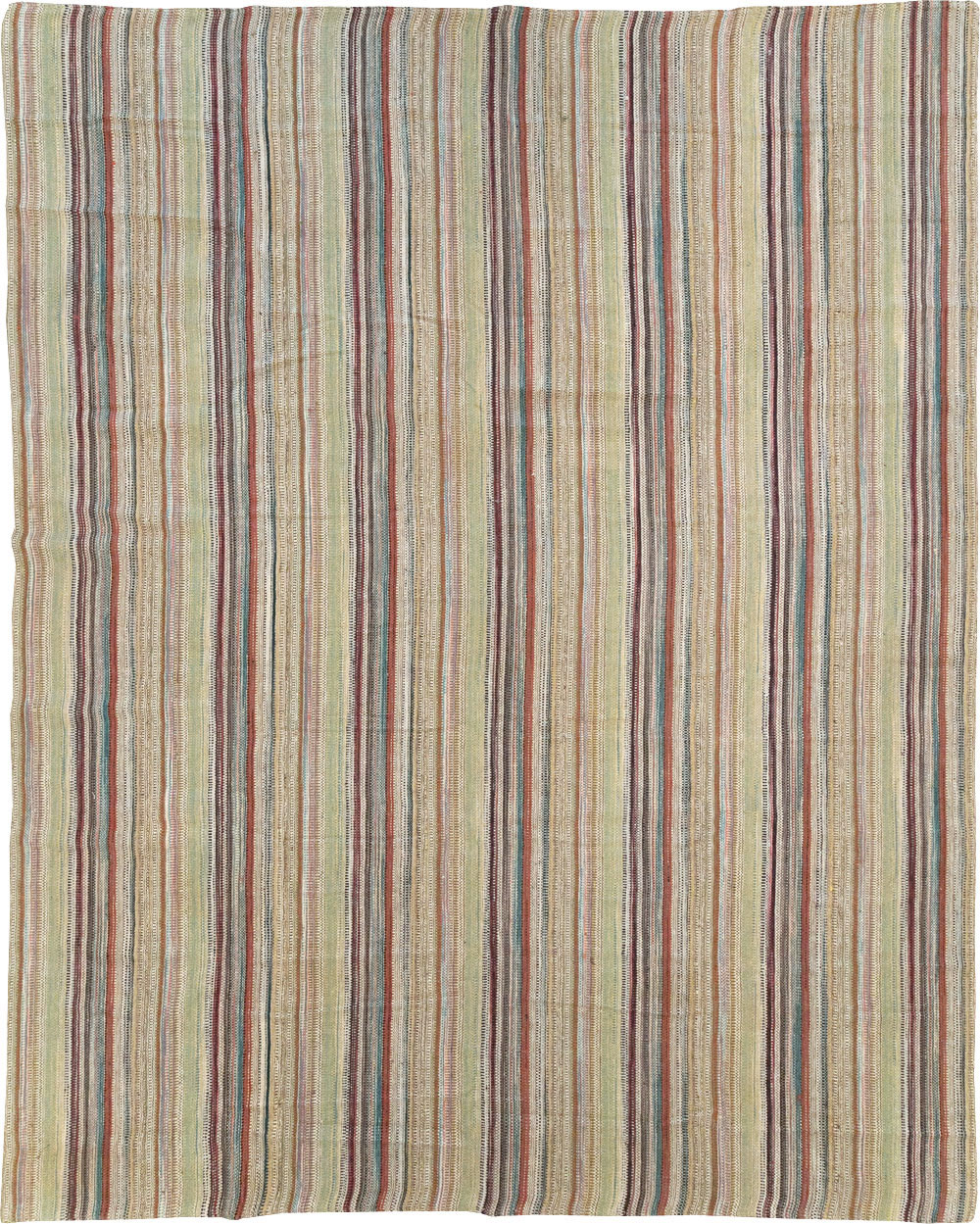 Modern Turkish Flatweave Room Size Carpet, No.30951 - Gss