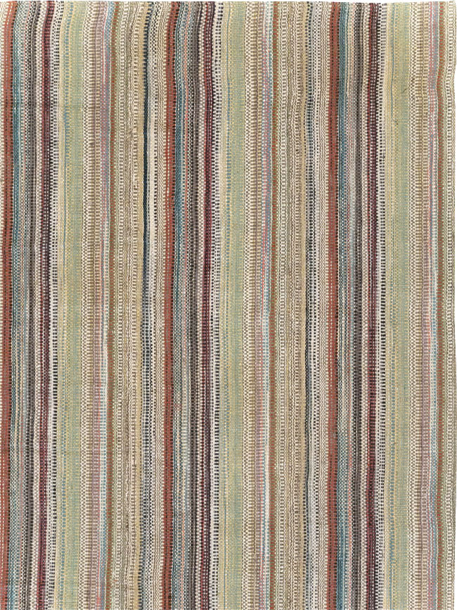 Modern Turkish Flatweave Room Size Carpet, No.30951 - Gss