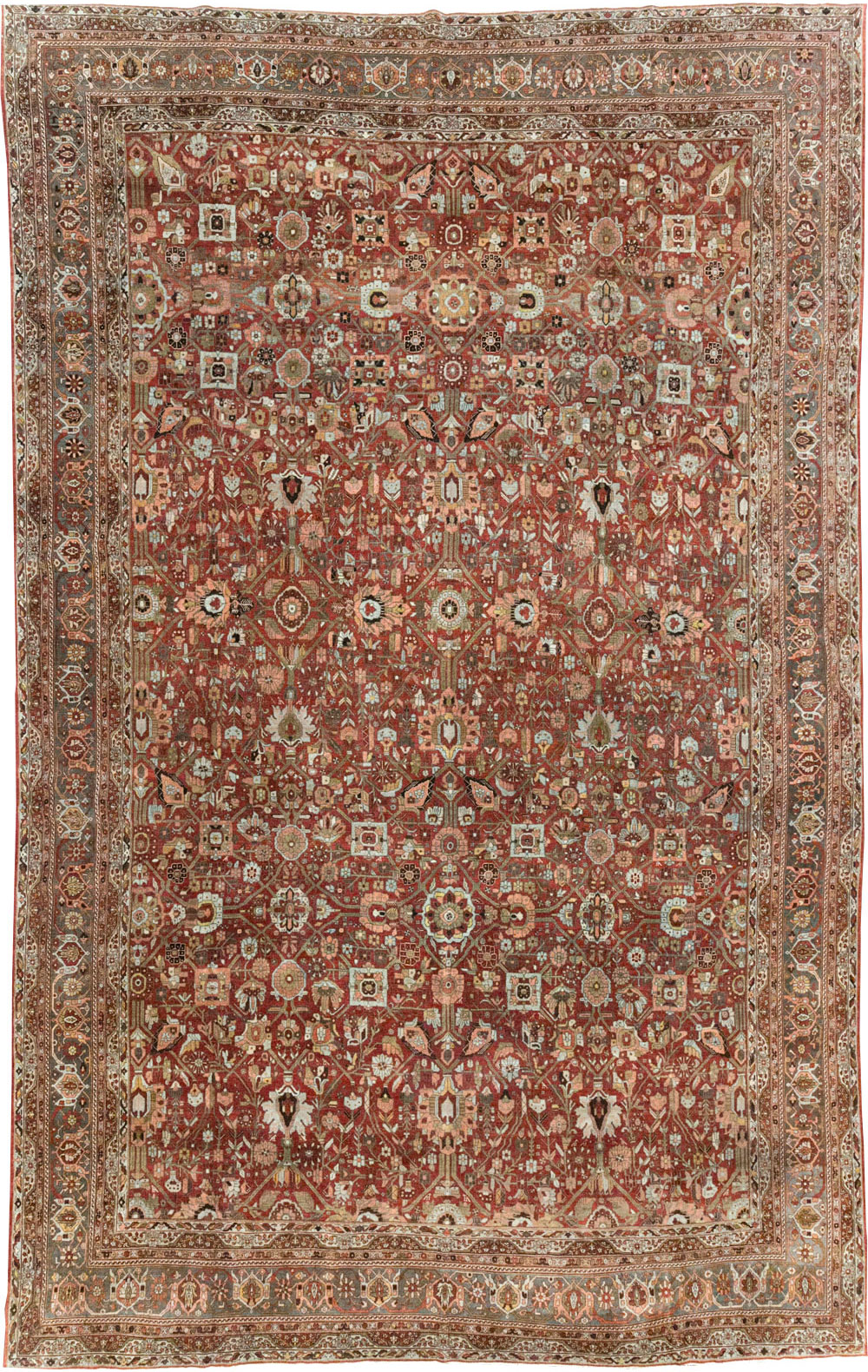 Antique Persian Bidjar Large Carpet, No.30953 - Gss