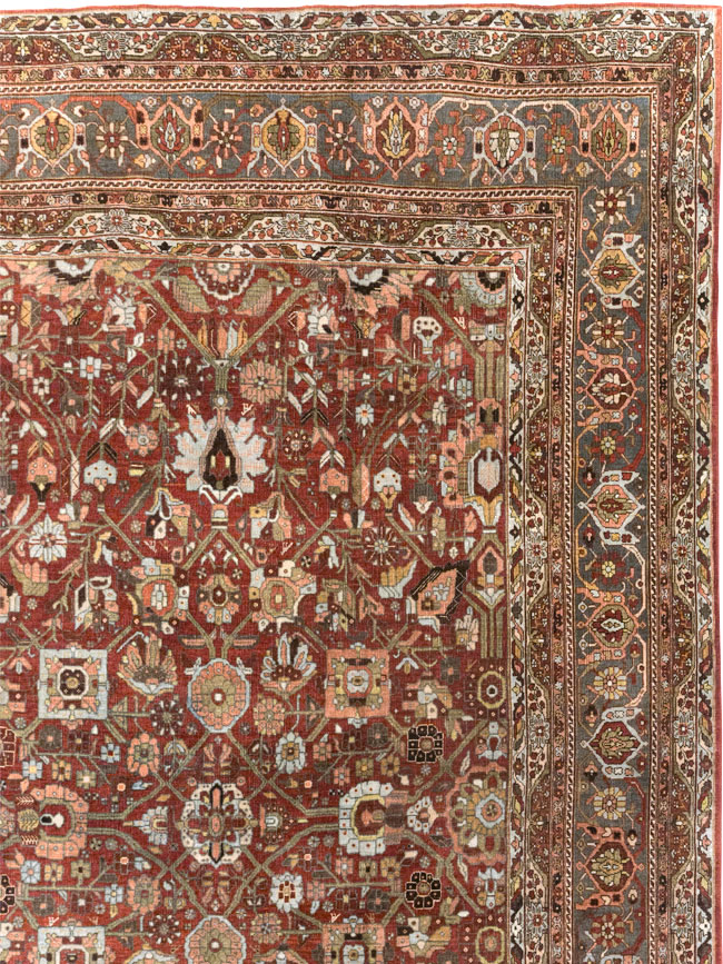 Antique Persian Bidjar Large Carpet, No.30953 - Gss