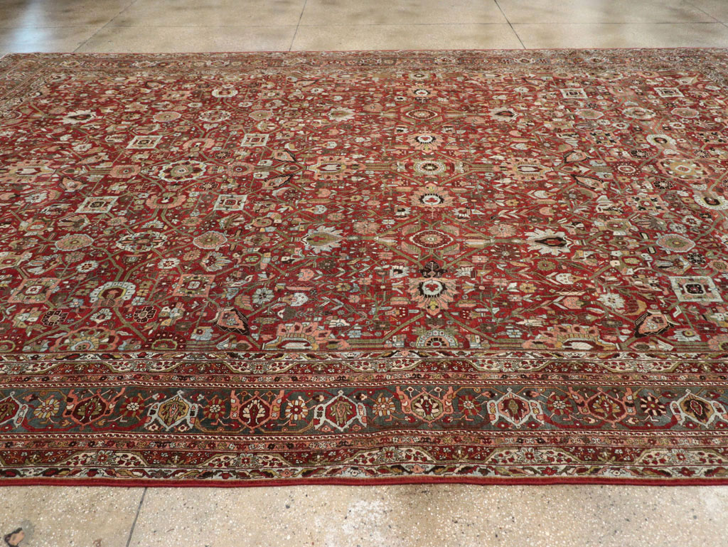 Antique Persian Bidjar Large Carpet, No.30953 - Gss