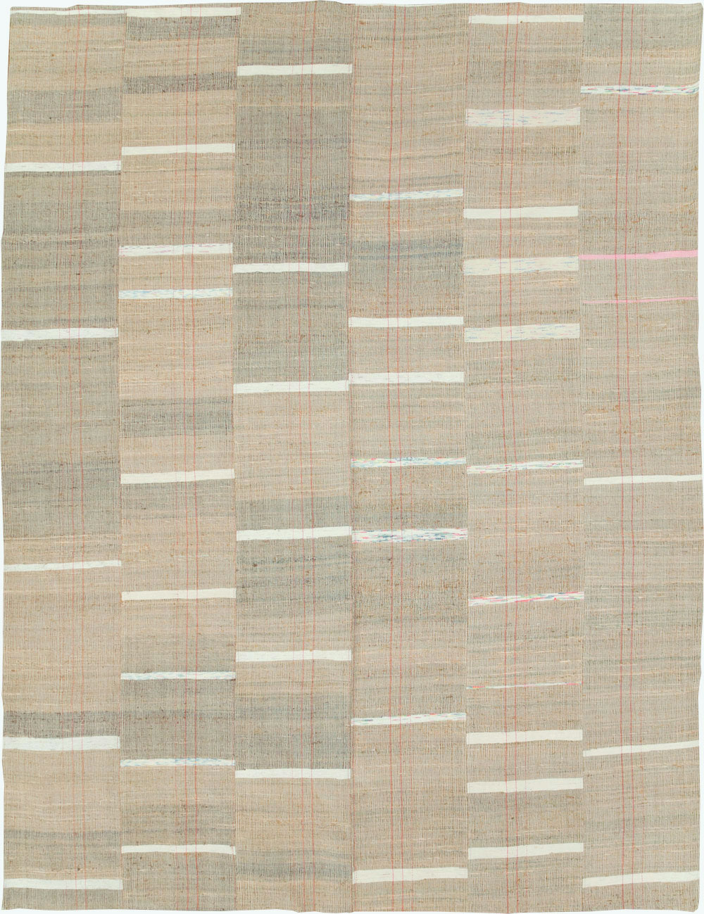 Contemporary Turkish Flatweave Kilim Room Size Carpet, No.30962 - Gss