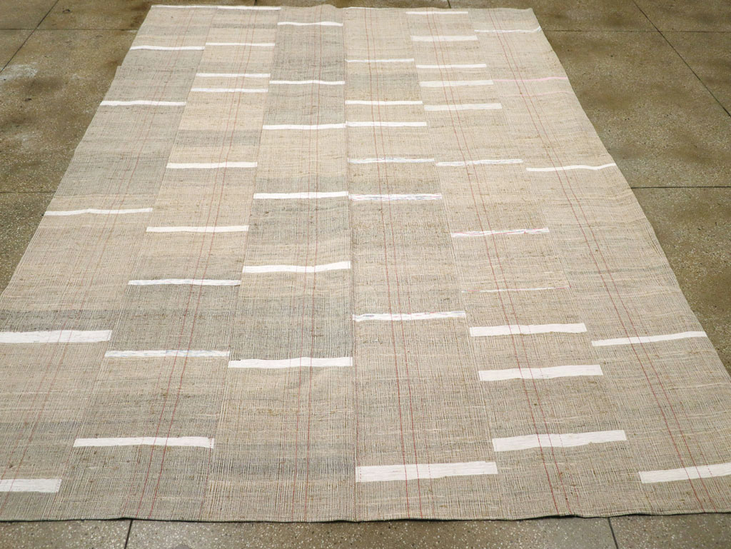 Contemporary Turkish Flatweave Kilim Room Size Carpet, No.30962 - Gss