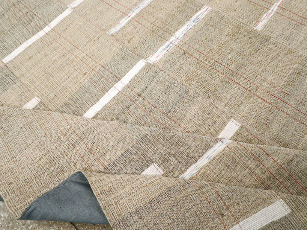 Contemporary Turkish Flatweave Kilim Room Size Carpet, No.30962 - Gss