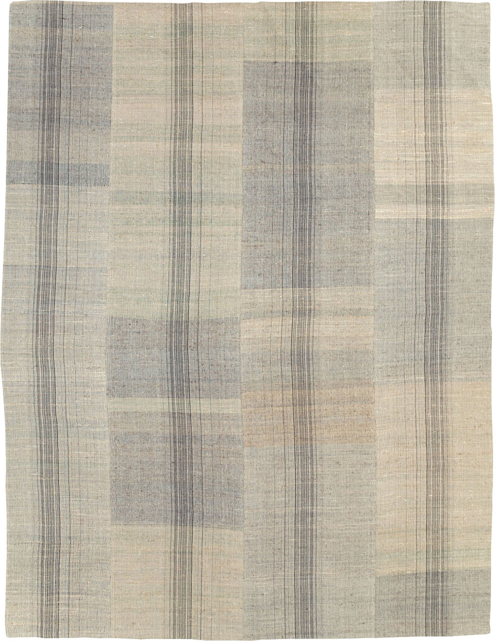 Vintage Turkish Flatweave Kilim Room Size Carpet, No.30963 - Gss