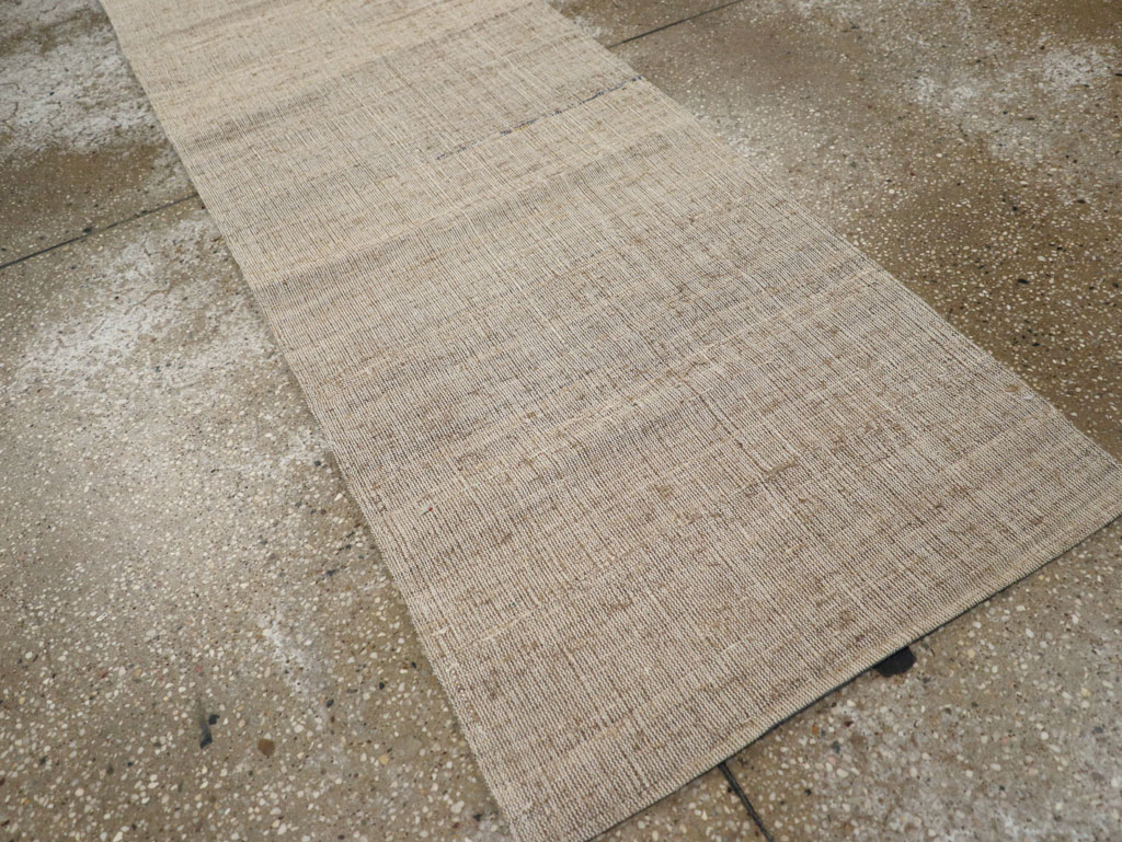 Vintage Turkish Flatweave Kilim Long Runner, No.30964 - Gss