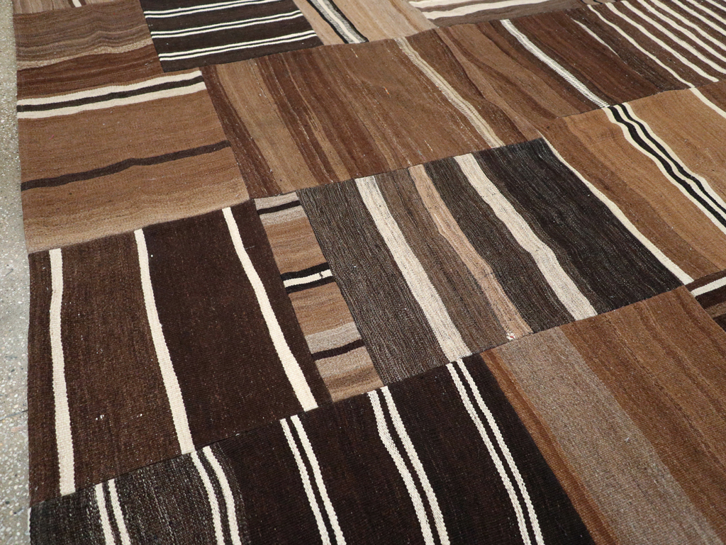 Modern Turkish Patchwork Flatweave Kilim, No.30970 - Gss