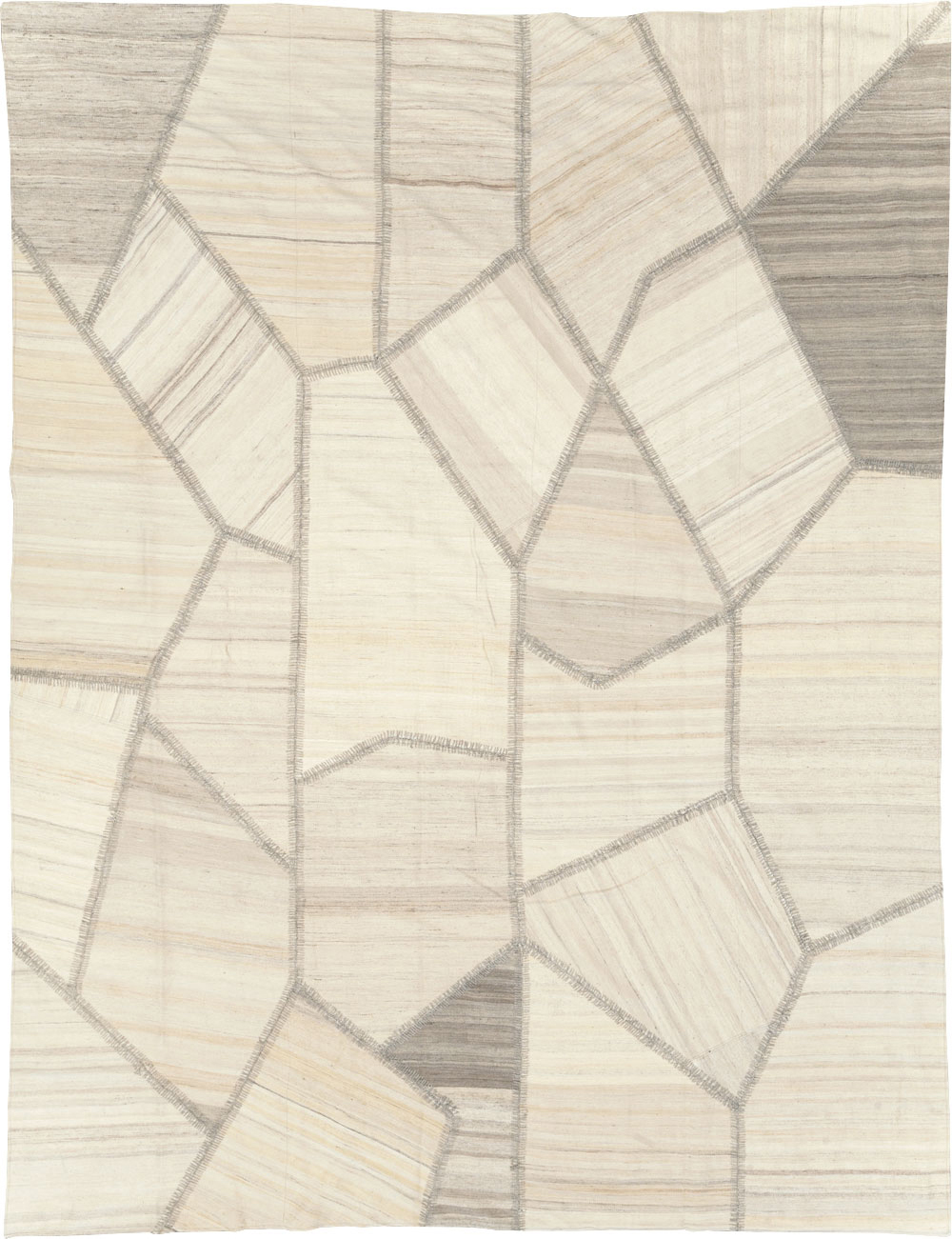 Modern Turkish Flatweave Kilim, No.30971 - Gss