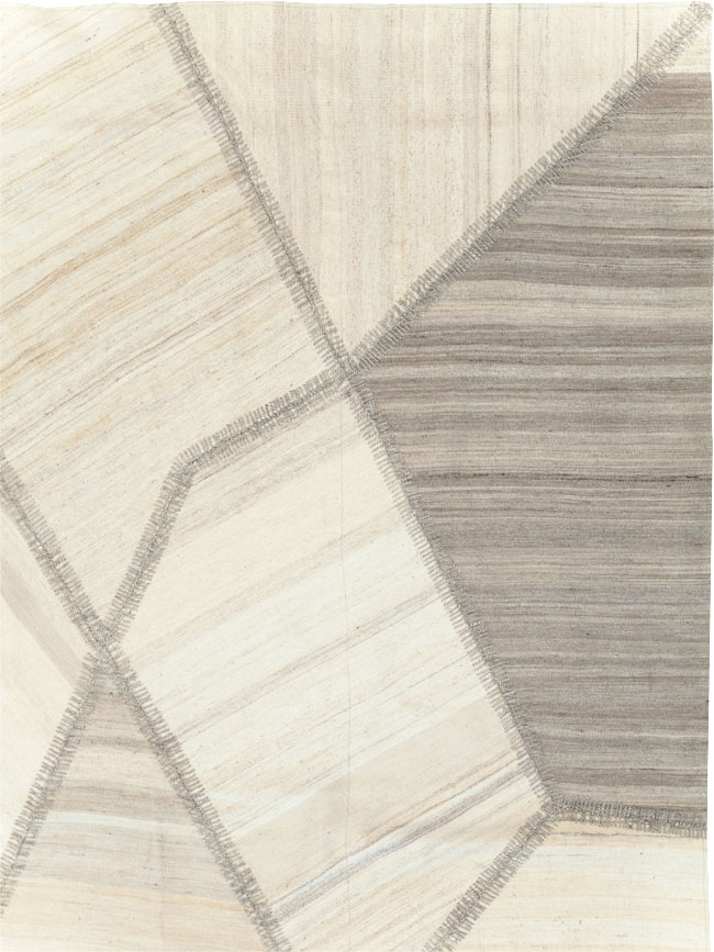 Modern Turkish Flatweave Kilim, No.30971 - Gss