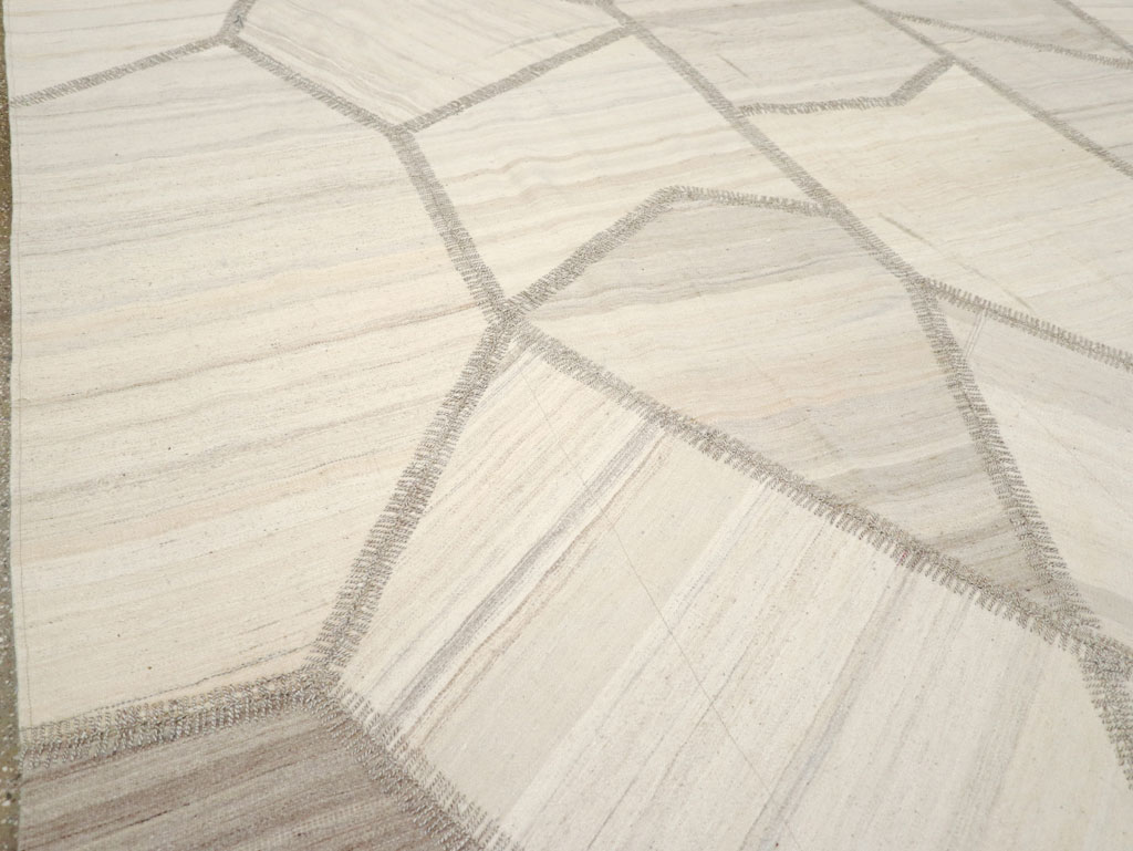 Modern Turkish Flatweave Kilim, No.30971 - Gss