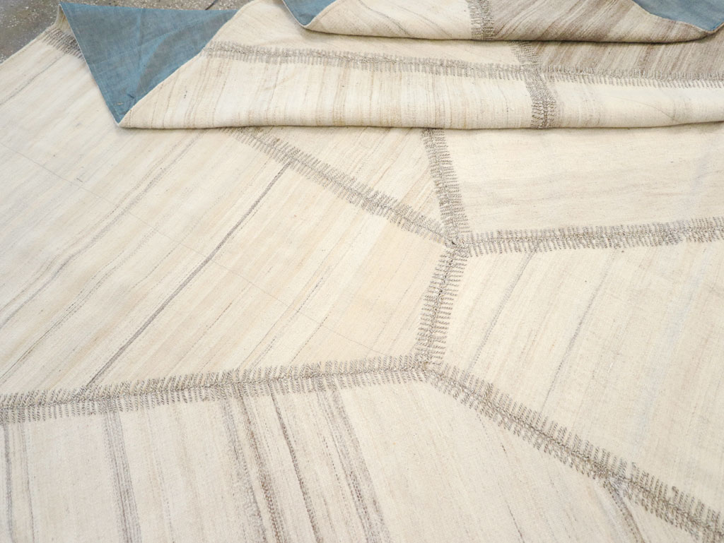 Modern Turkish Flatweave Kilim, No.30971 - Gss