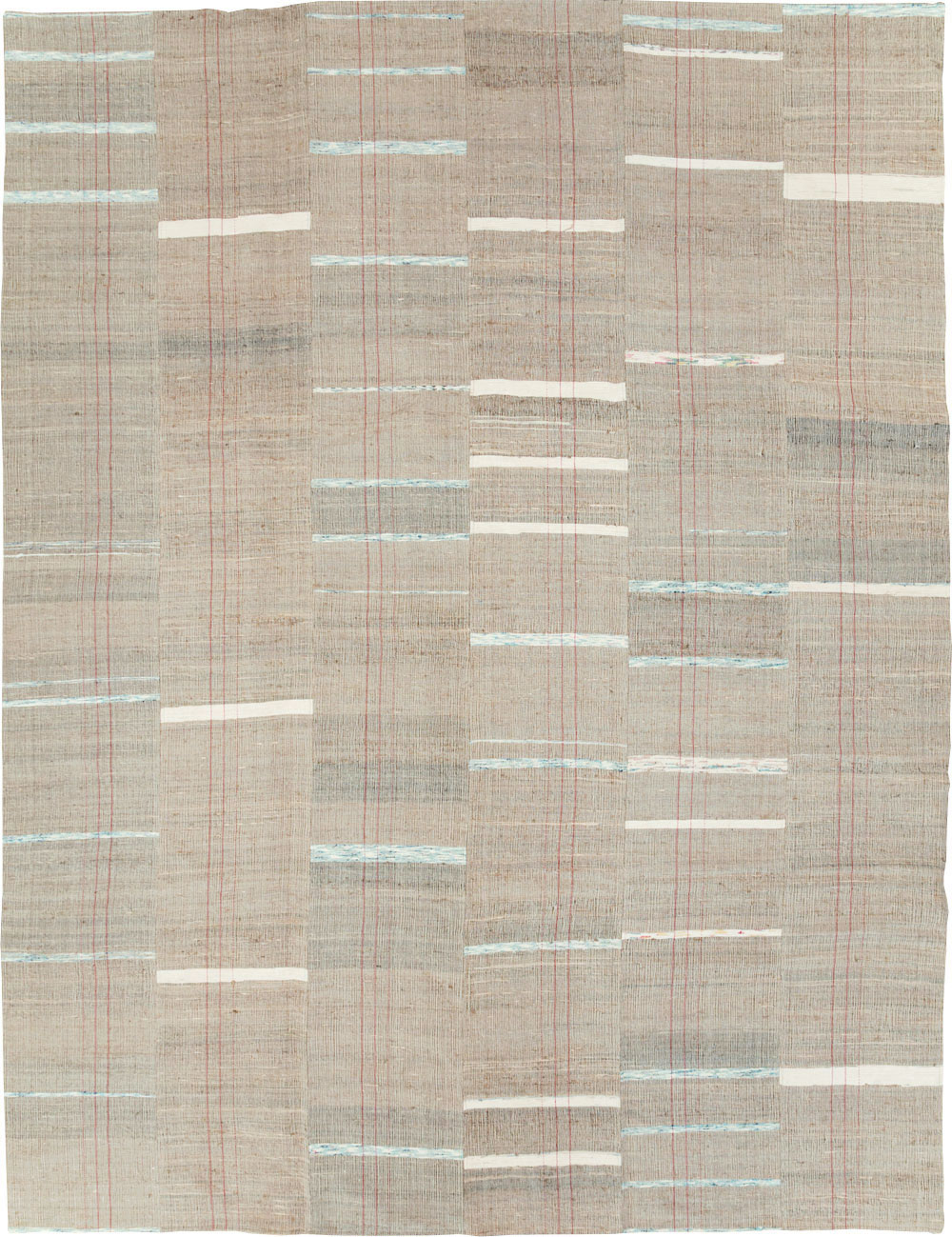 Contemporary Turkish Flatweave Kilim Room Size Carpet, No.30974 - Gss