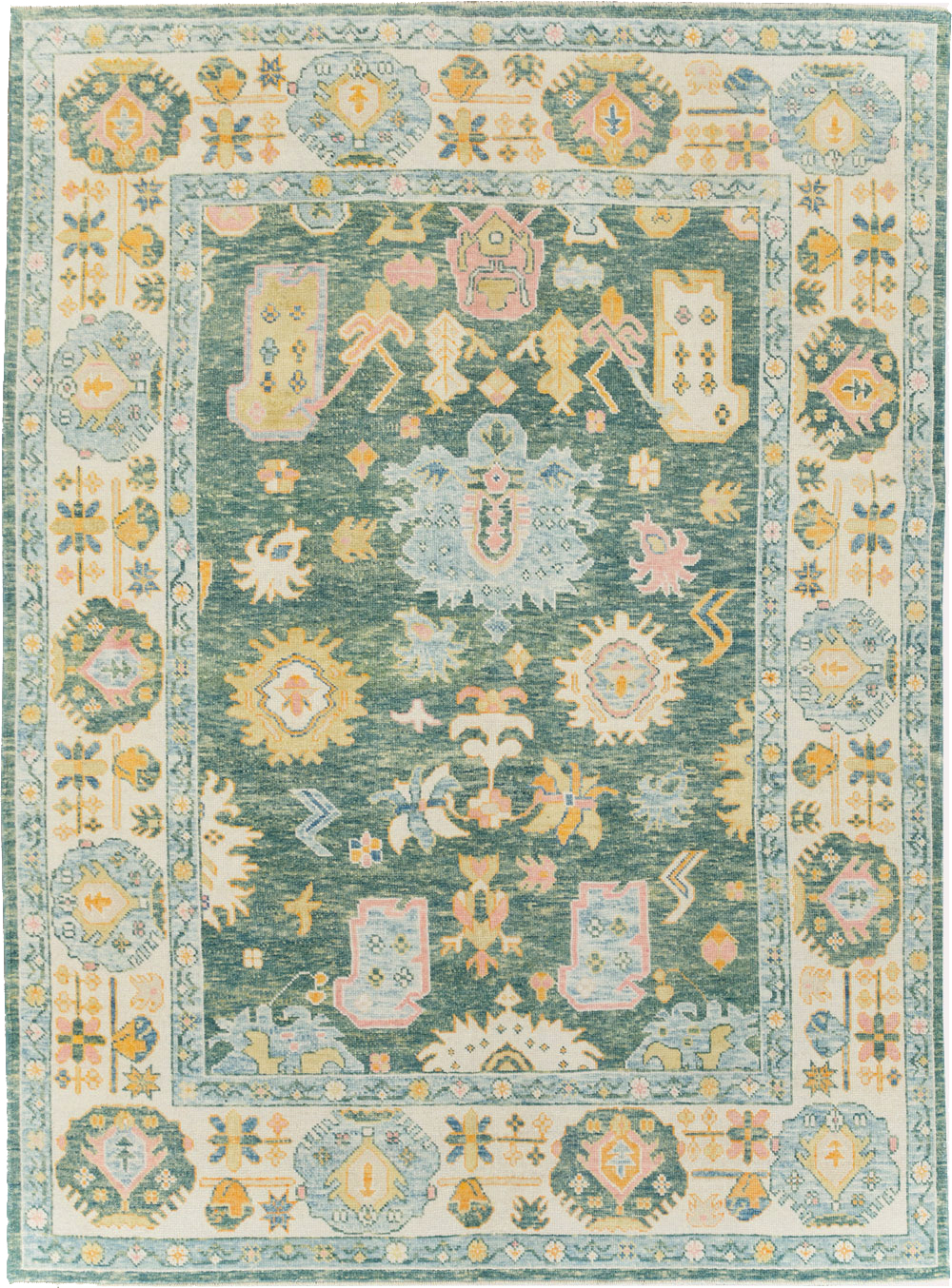 Modern Turkish Oushak, No.30980 - Gss