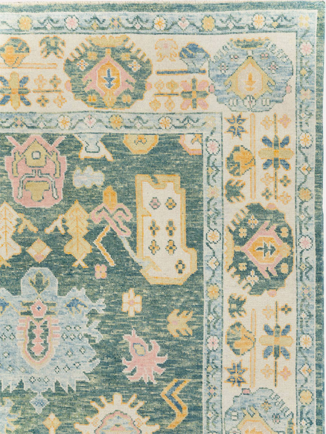 Modern Turkish Oushak, No.30980 - Gss