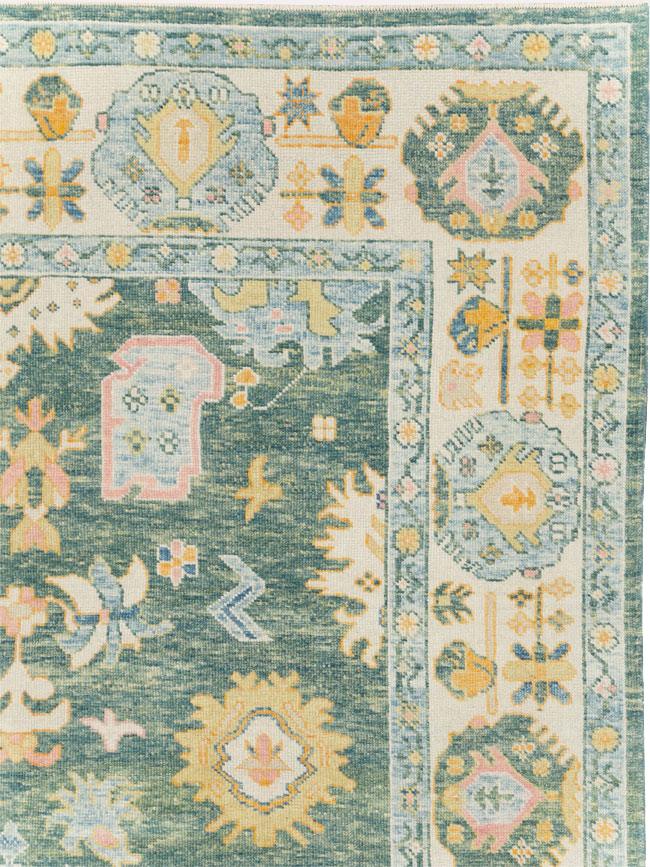 Modern Turkish Oushak, No.30980 - Gss