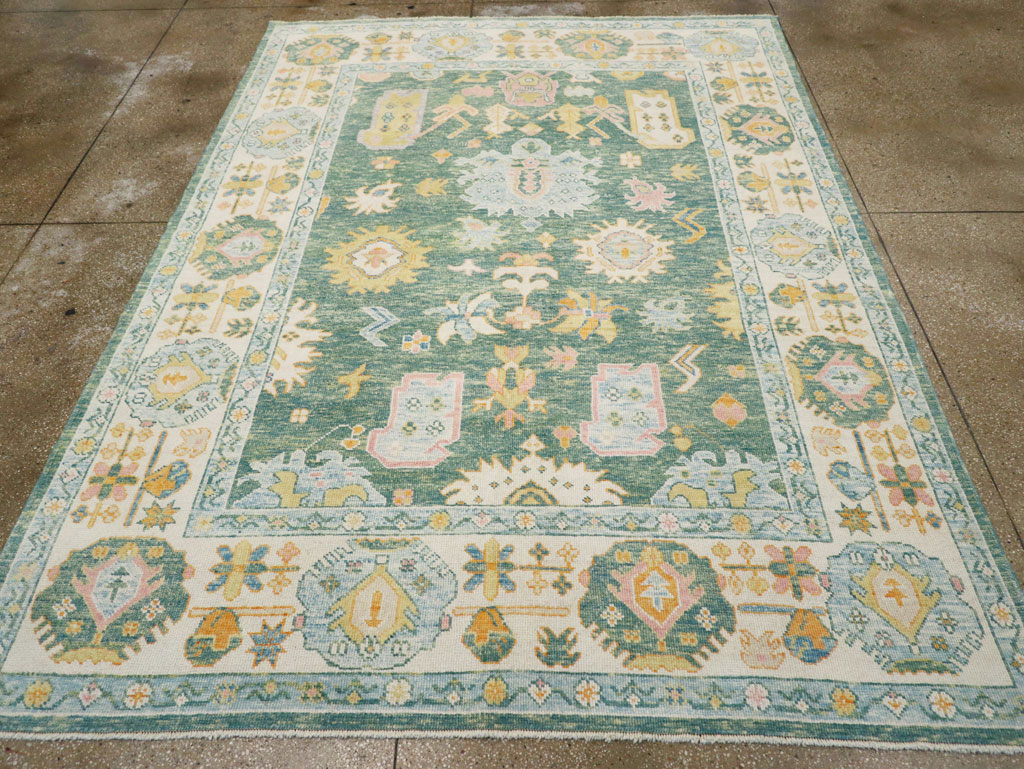 Modern Turkish Oushak, No.30980 - Gss