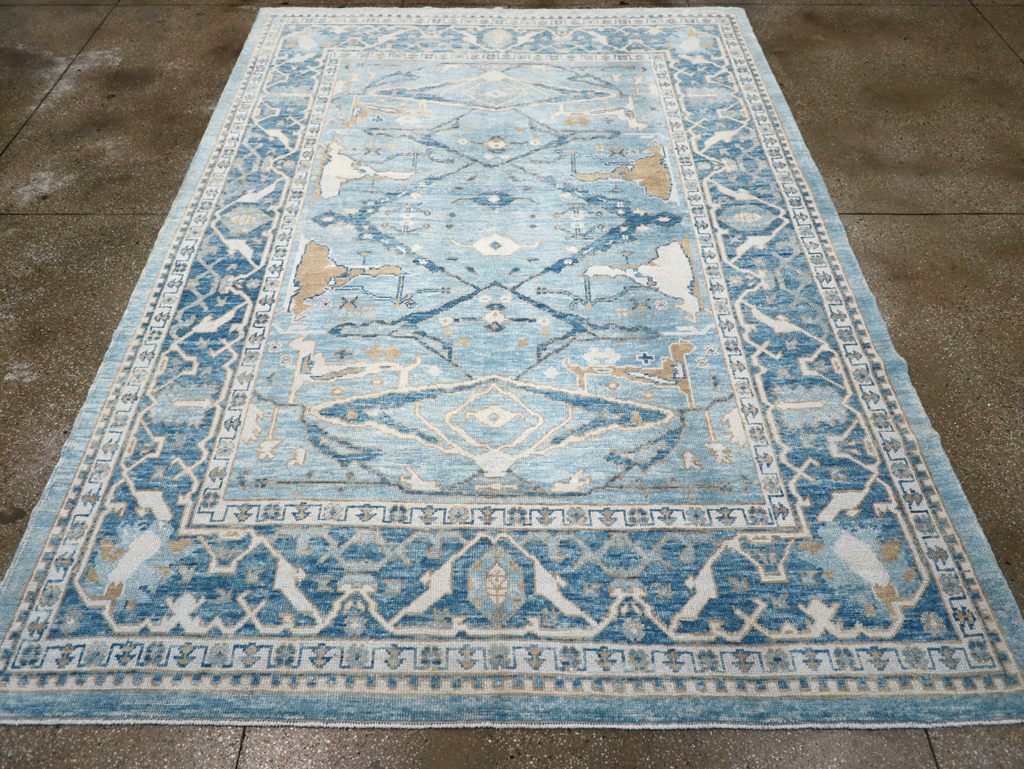 Modern Turkish Oushak Carpet, No.30983 - Gss