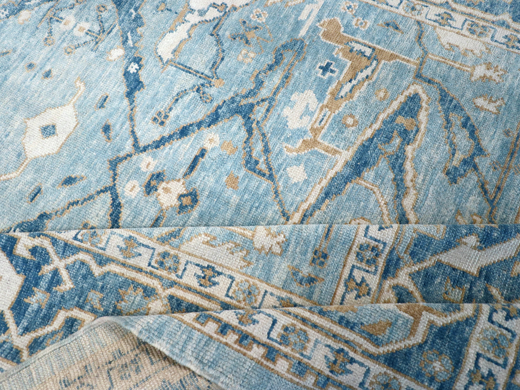 Modern Turkish Oushak Carpet, No.30983 - Gss