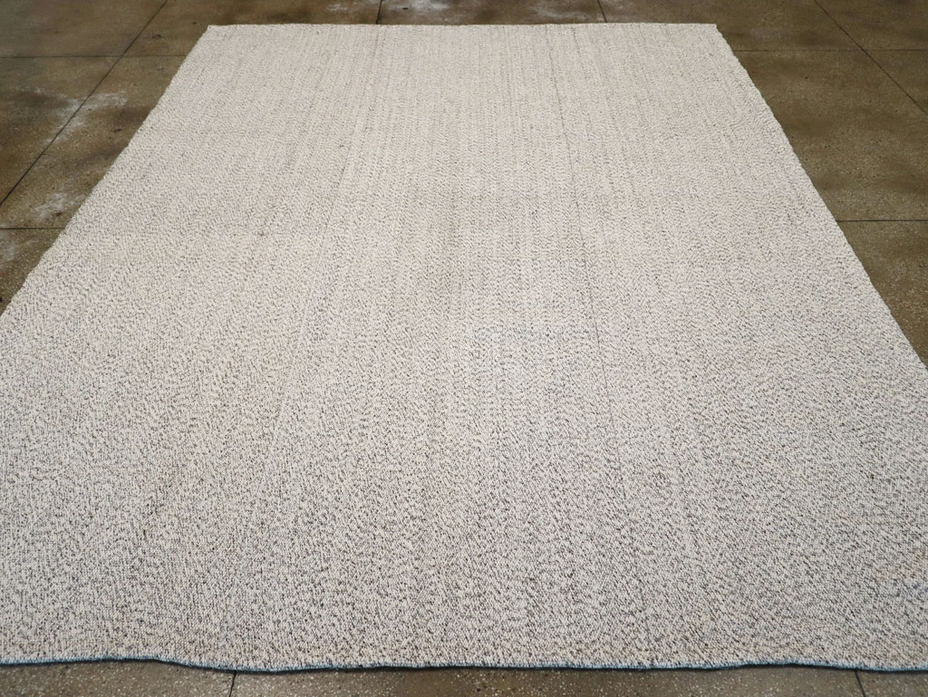 Vintage Turkish Flatweave Kilim Room Size Carpet, No.30984 - Gss