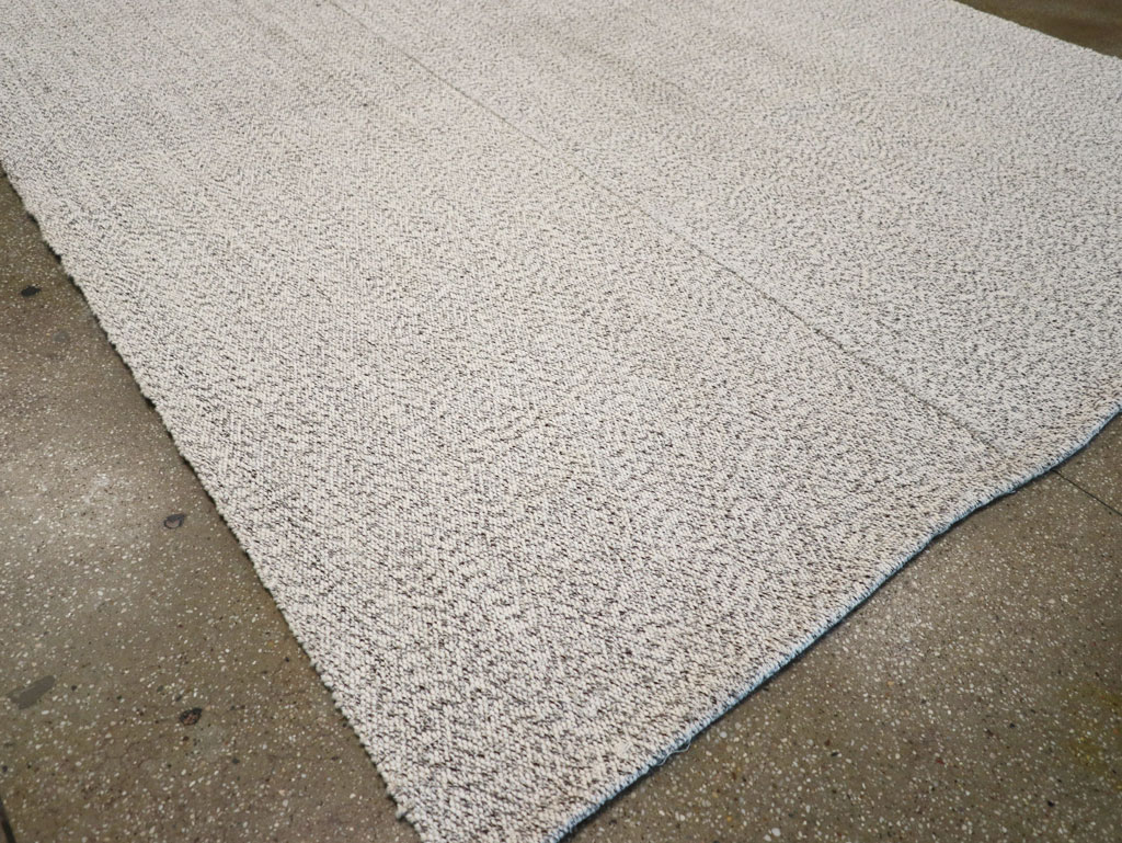 Vintage Turkish Flatweave Kilim Room Size Carpet, No.30984 - Gss