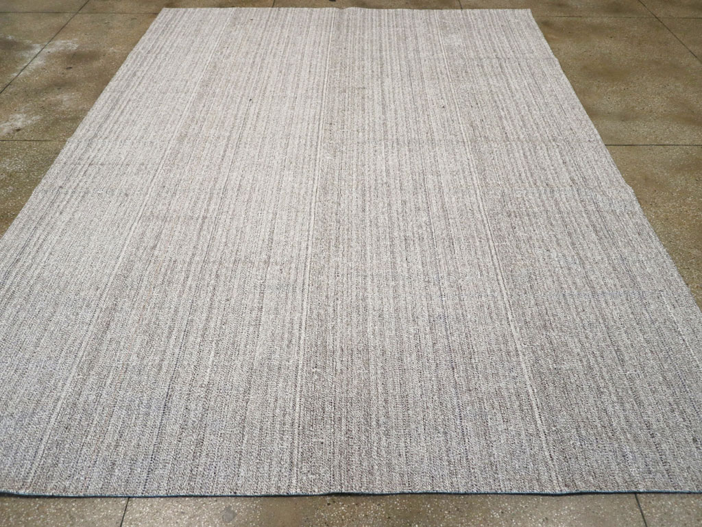 Vintage Turkish Flatweave Kilim Room Size Carpet, No.30987 - Gss