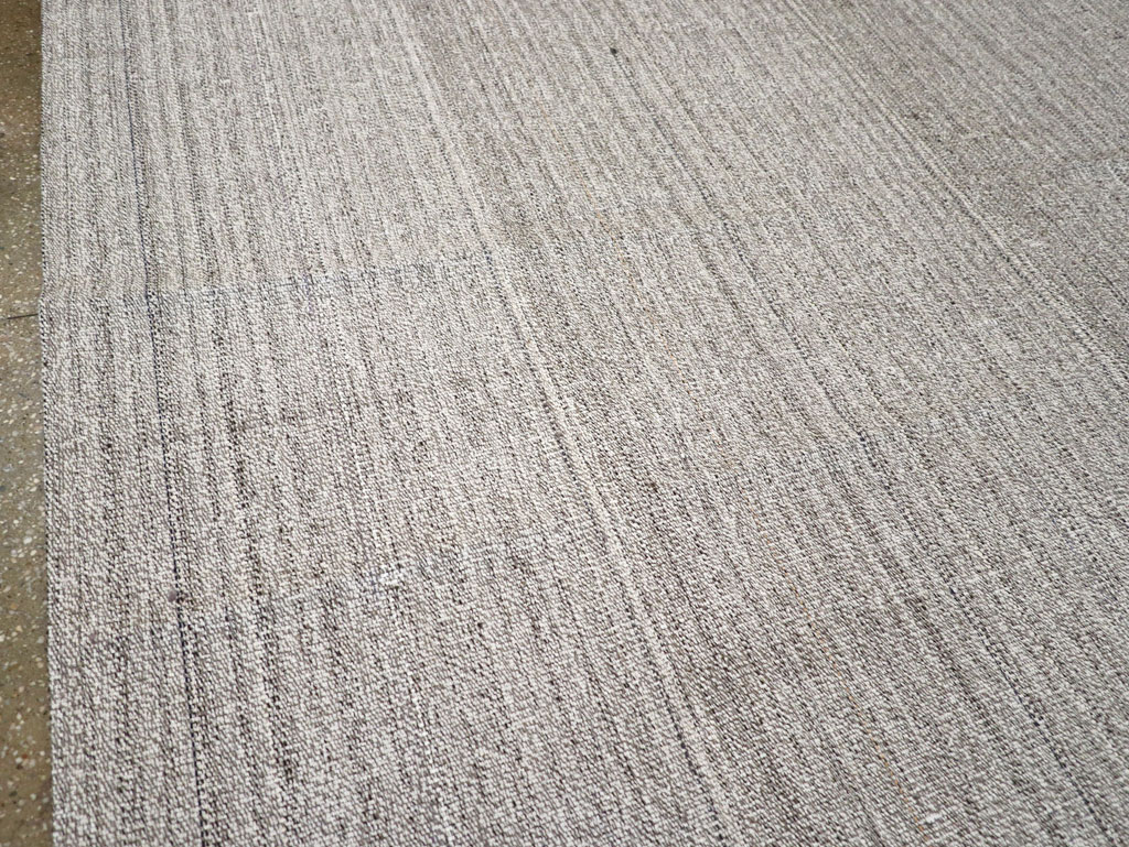 Vintage Turkish Flatweave Kilim Room Size Carpet, No.30987 - Gss