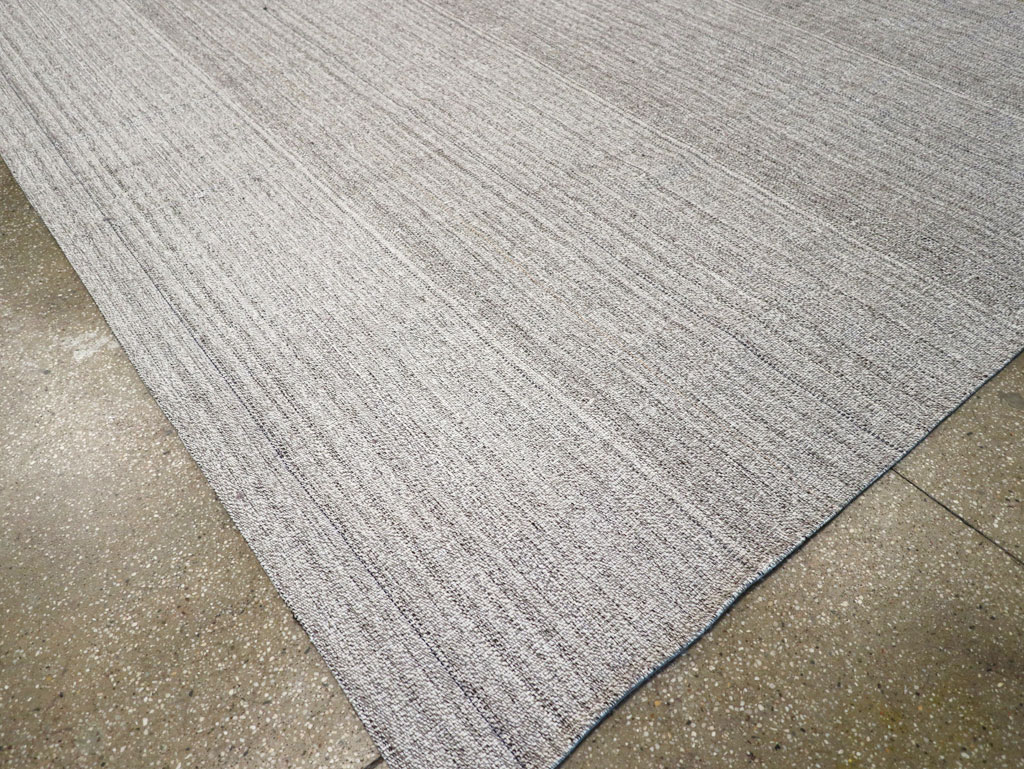 Vintage Turkish Flatweave Kilim Room Size Carpet, No.30987 - Gss