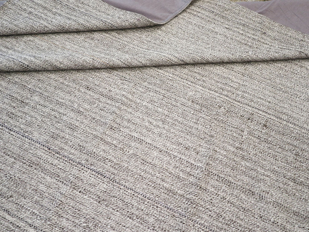 Vintage Turkish Flatweave Kilim Room Size Carpet, No.30987 - Gss