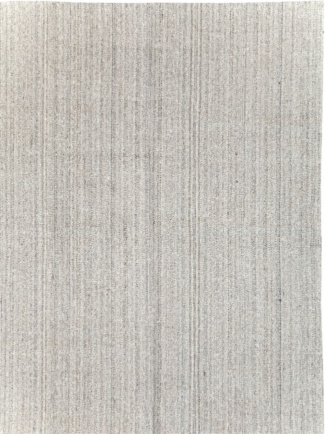 Vintage Turkish Flatweave Kilim Large Room Size Carpet, No.30988 - Gss