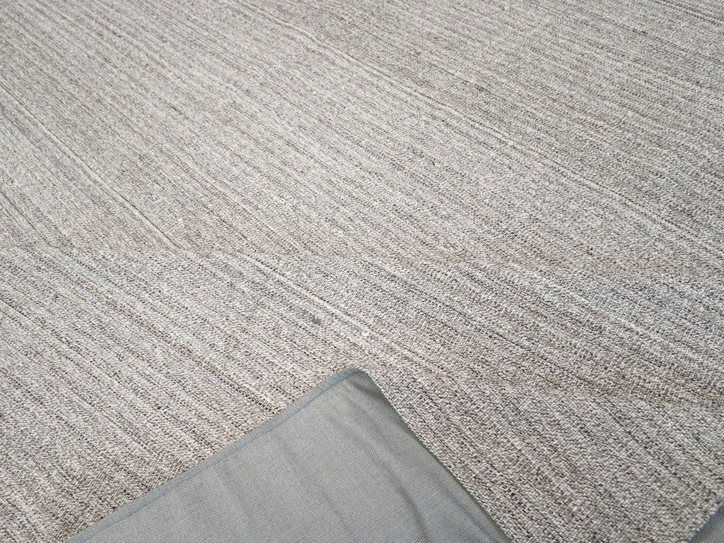 Vintage Turkish Flatweave Kilim Large Room Size Carpet, No.30988 - Gss