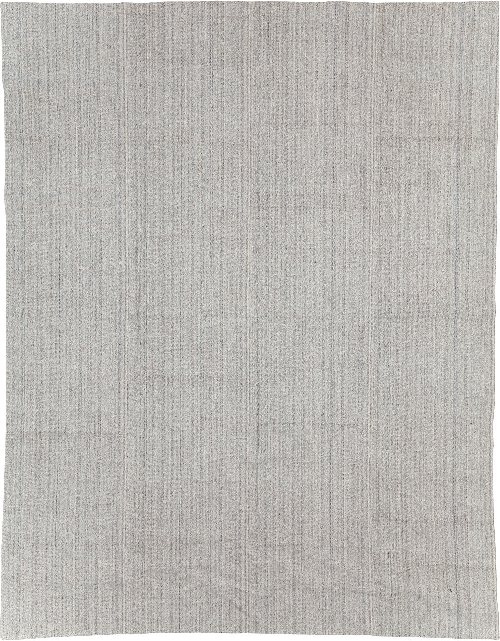 Vintage Turkish Flatweave Kilim Room Size Carpet, No.30989 - Gss
