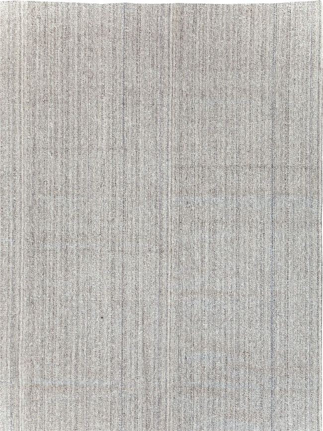 Vintage Turkish Flatweave Kilim Room Size Carpet, No.30989 - Gss