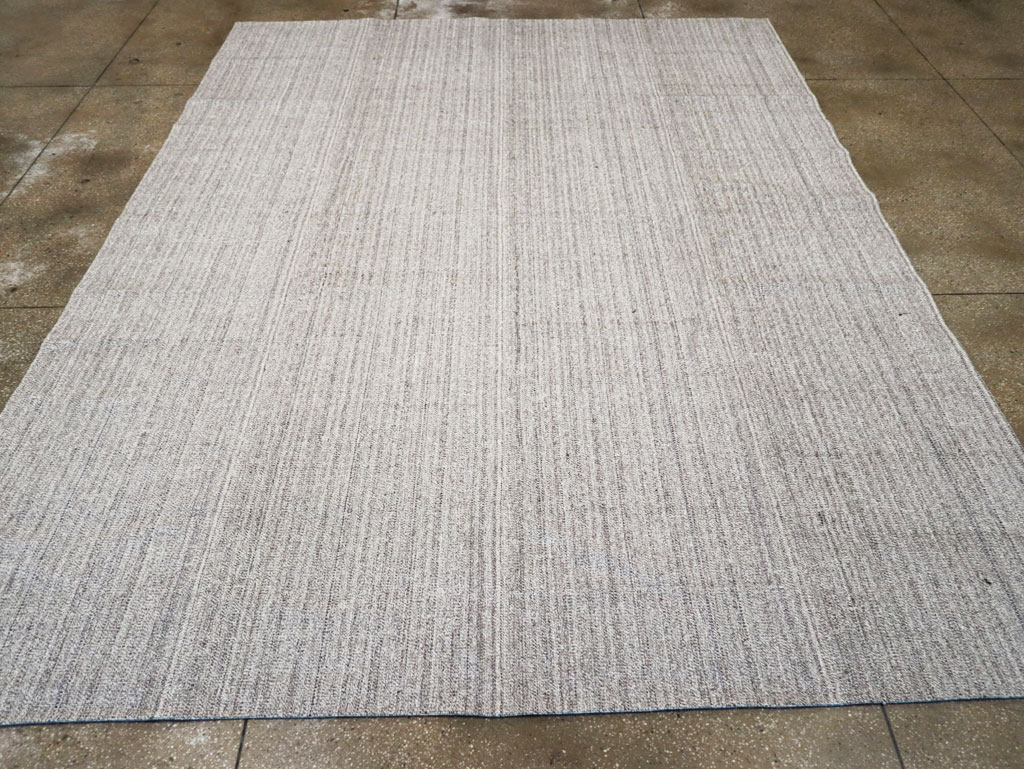 Vintage Turkish Flatweave Kilim Room Size Carpet, No.30989 - Gss