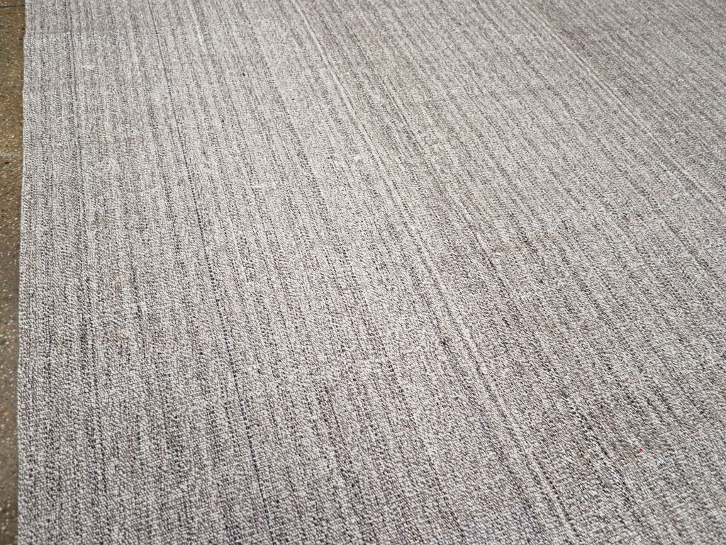 Vintage Turkish Flatweave Kilim Room Size Carpet, No.30989 - Gss