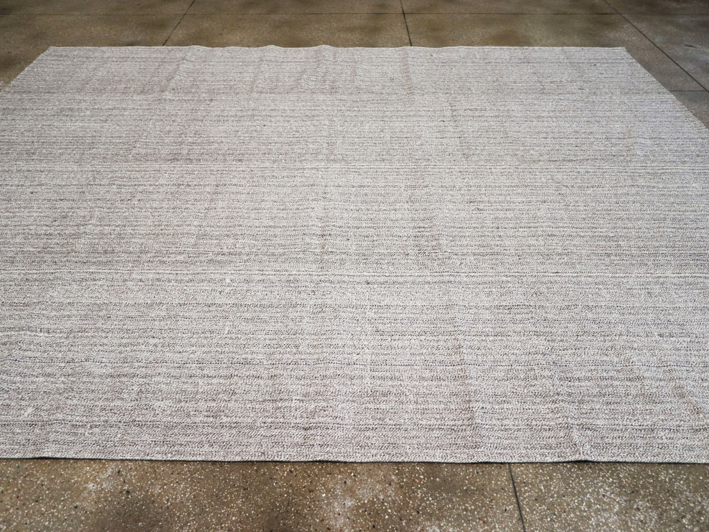 Vintage Turkish Flatweave Kilim Room Size Carpet, No.30989 - Gss