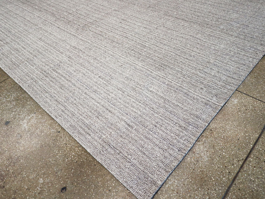 Vintage Turkish Flatweave Kilim Room Size Carpet, No.30989 - Gss