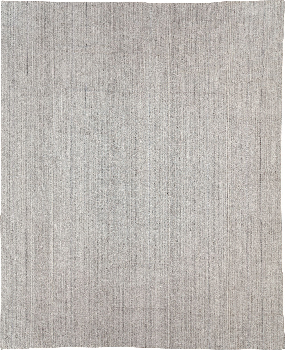 Vintage Turkish Flatweave Kilim Large Room Size Carpet, No.30990 - Gss