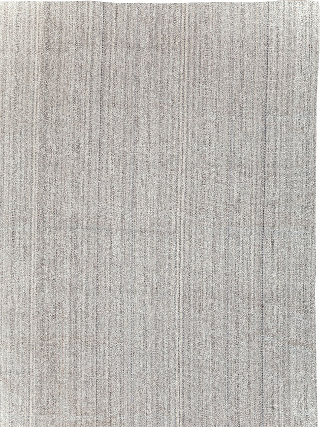 Vintage Turkish Flatweave Kilim Large Room Size Carpet, No.30990 - Gss