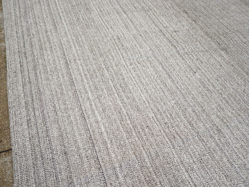 Vintage Turkish Flatweave Kilim Large Room Size Carpet, No.30990 - Gss